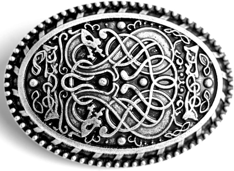 LANGHONG Norse Viking Brooch For Men Turtle Brooch Talisman Jewelry, Gift For Men - Image 2